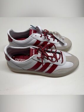 Indiana IU Hoosiers Barreda Decode  White and Red Men’s Retro-Inspired Sneakers